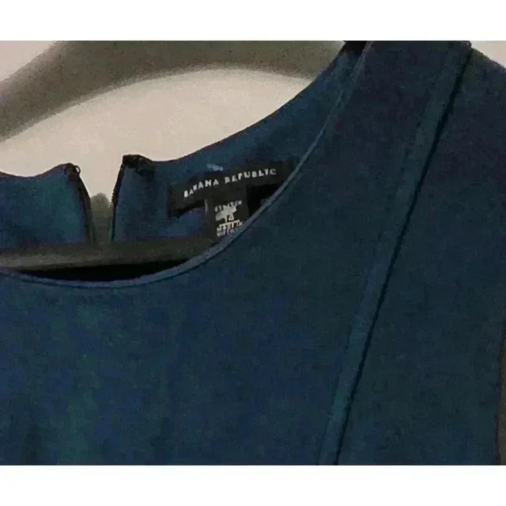 Women's Banana Republic Blue Dress Size 14 - Picture 2 of 6